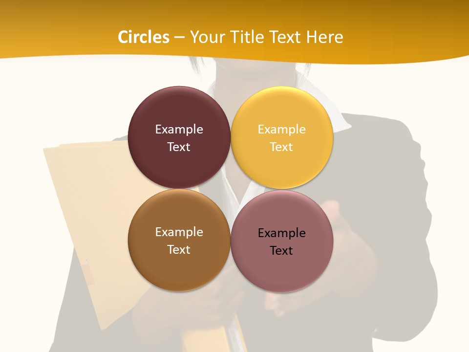 Gesture Suit African PowerPoint Template