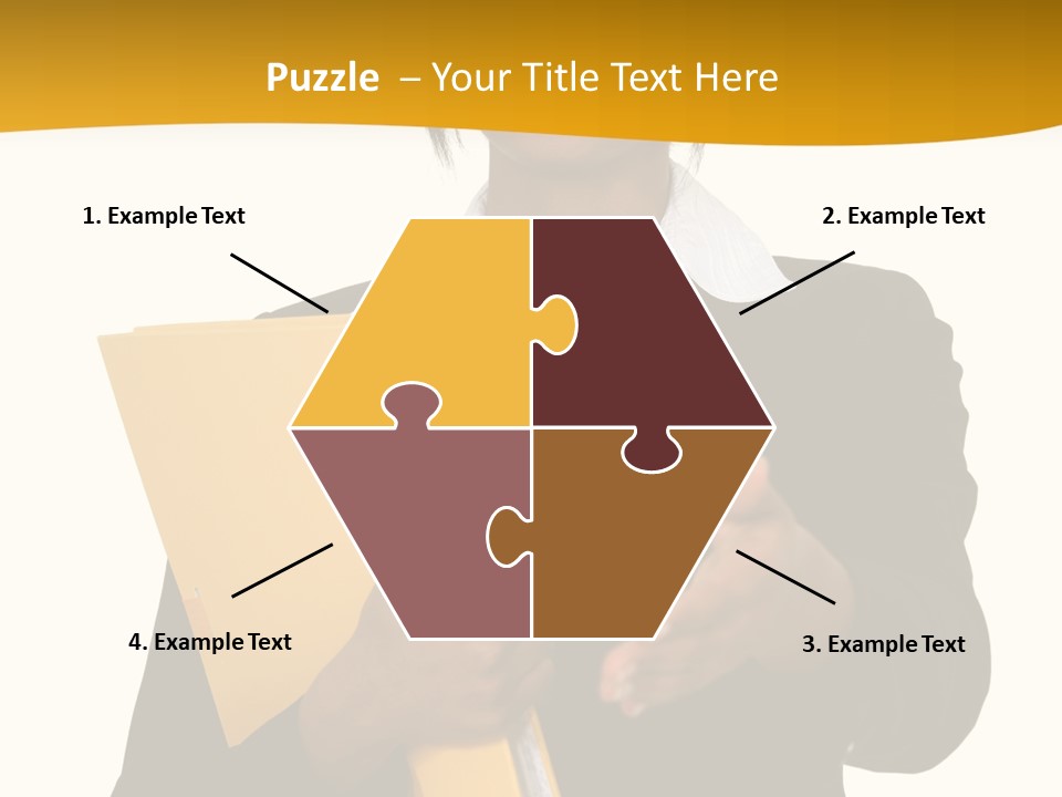 Gesture Suit African PowerPoint Template