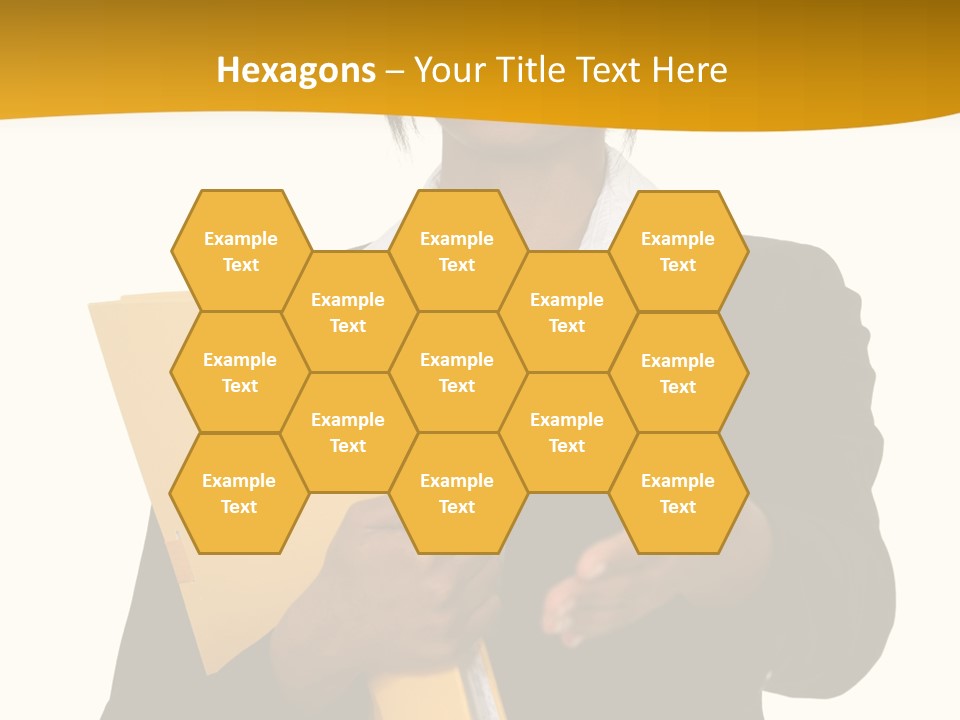 Gesture Suit African PowerPoint Template