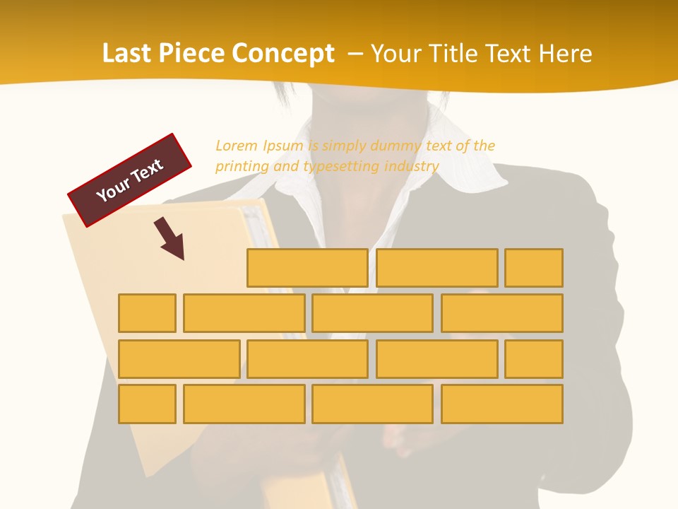 Gesture Suit African PowerPoint Template