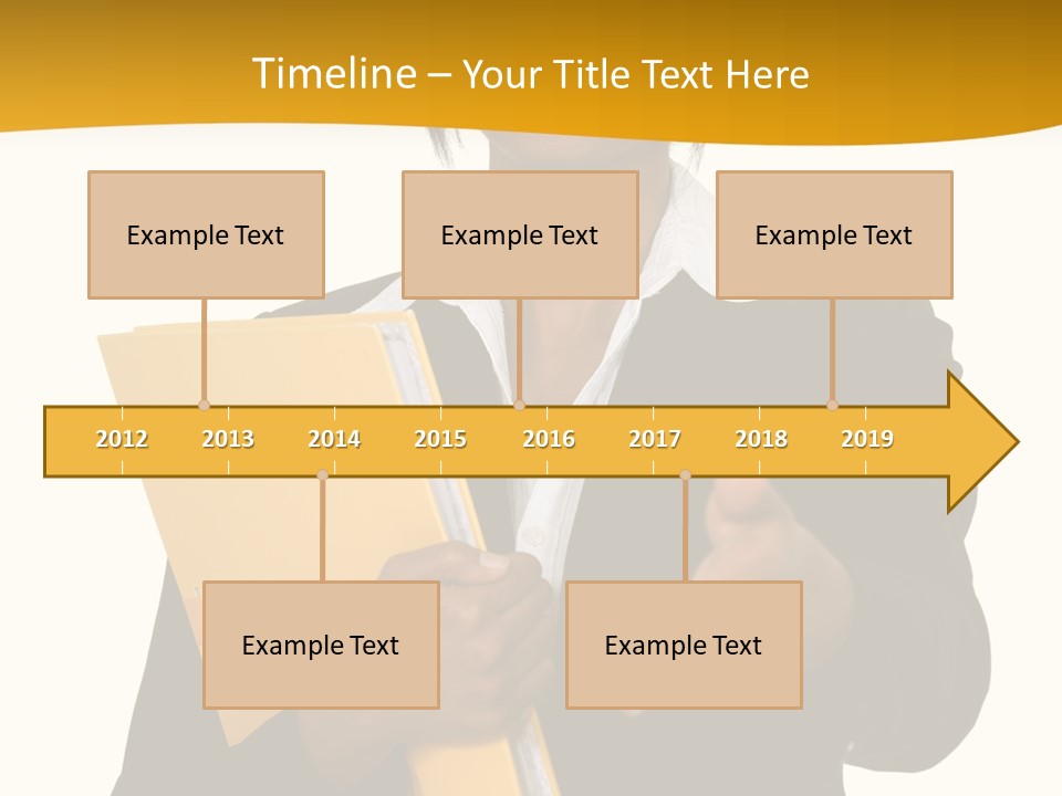 Gesture Suit African PowerPoint Template