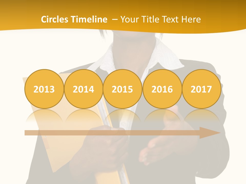 Gesture Suit African PowerPoint Template