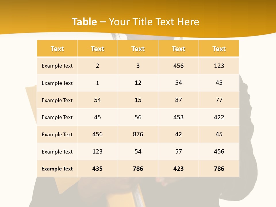 Gesture Suit African PowerPoint Template