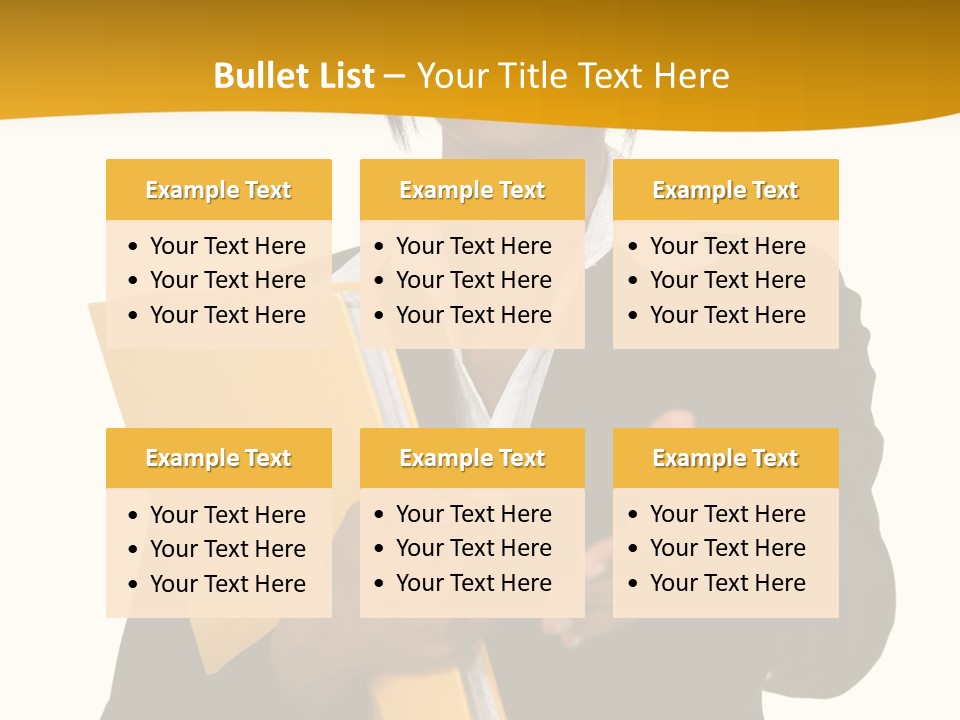 Gesture Suit African PowerPoint Template