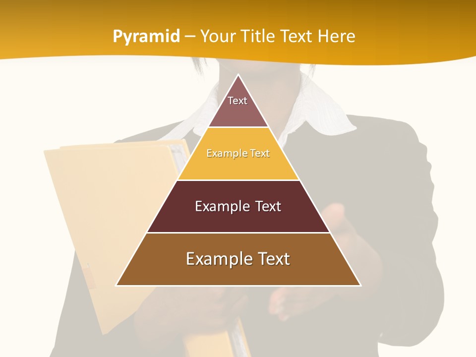 Gesture Suit African PowerPoint Template