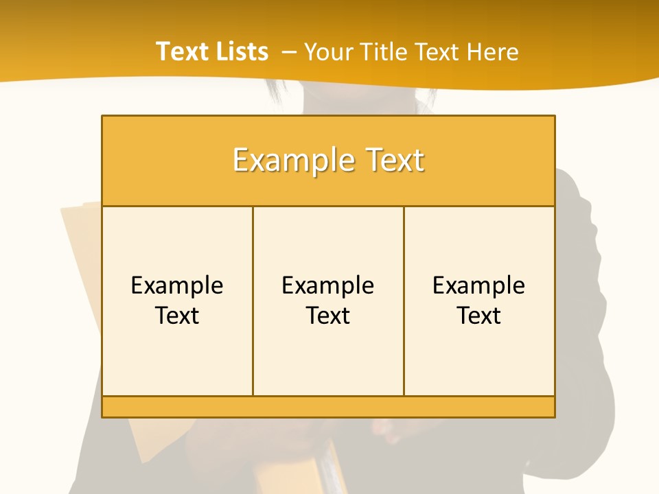 Gesture Suit African PowerPoint Template