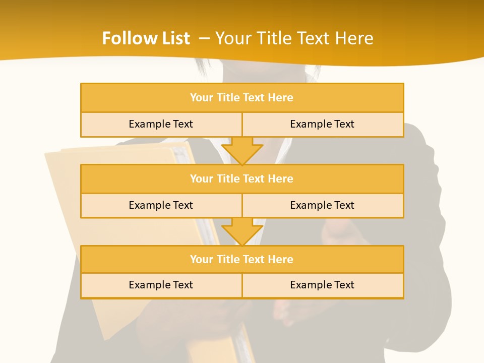 Gesture Suit African PowerPoint Template