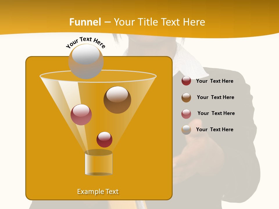 Gesture Suit African PowerPoint Template