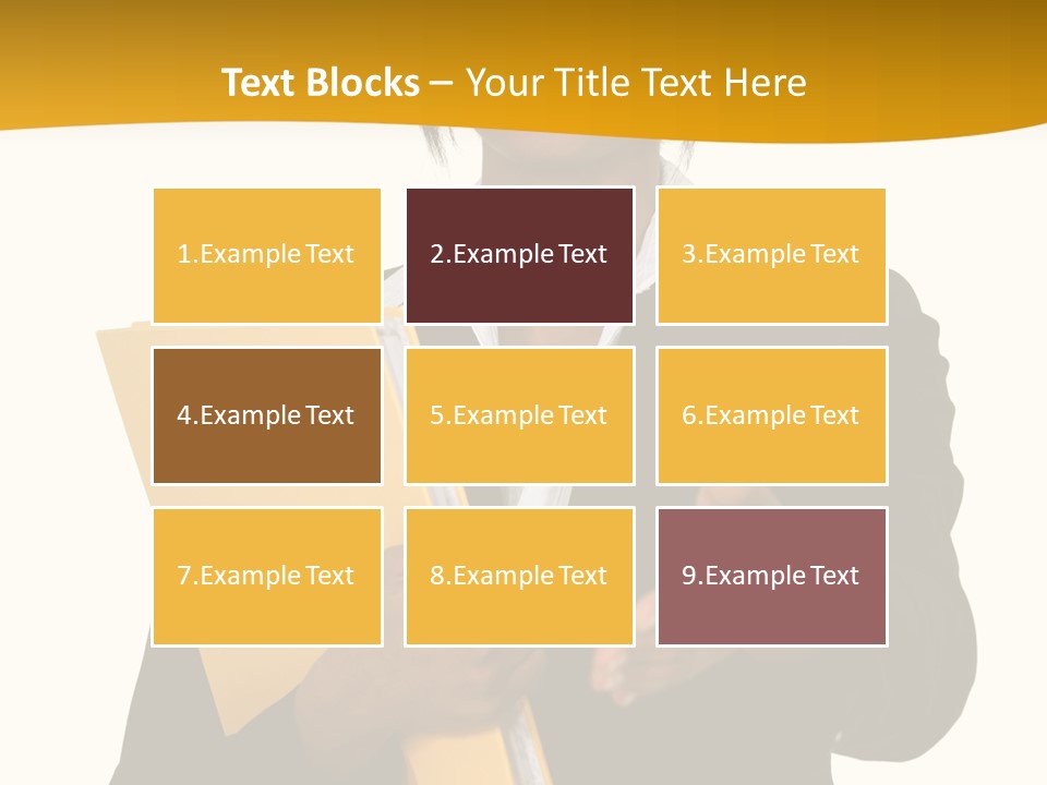 Gesture Suit African PowerPoint Template