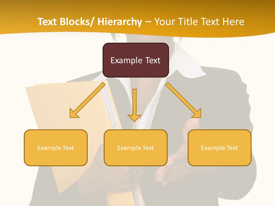 Gesture Suit African PowerPoint Template