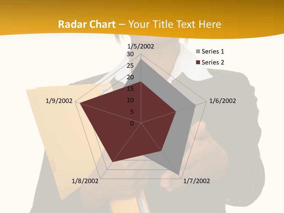 Gesture Suit African PowerPoint Template