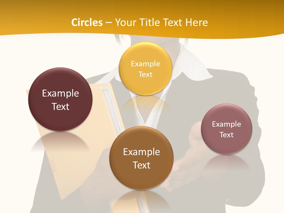 Gesture Suit African PowerPoint Template