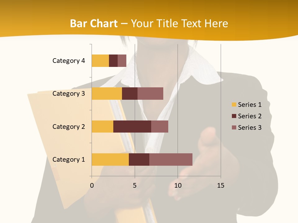 Gesture Suit African PowerPoint Template