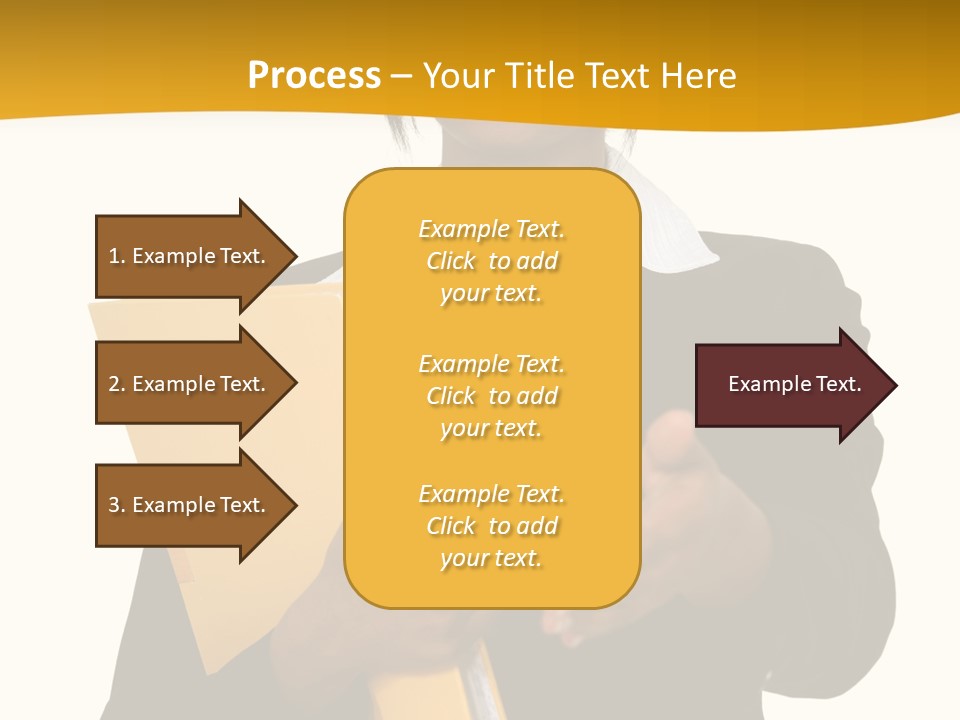 Gesture Suit African PowerPoint Template