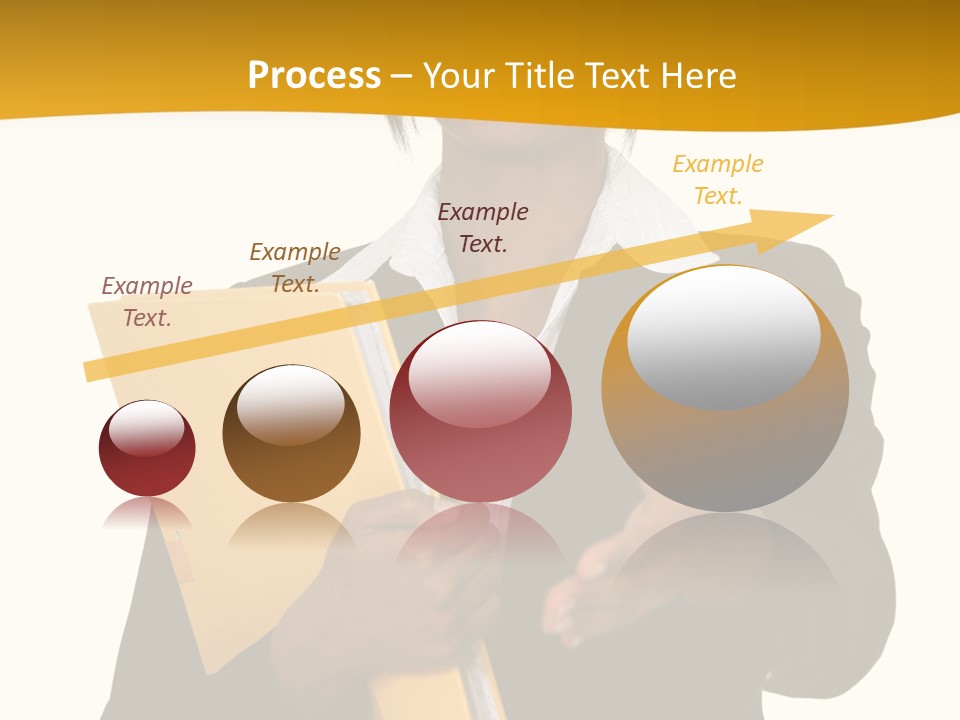 Gesture Suit African PowerPoint Template