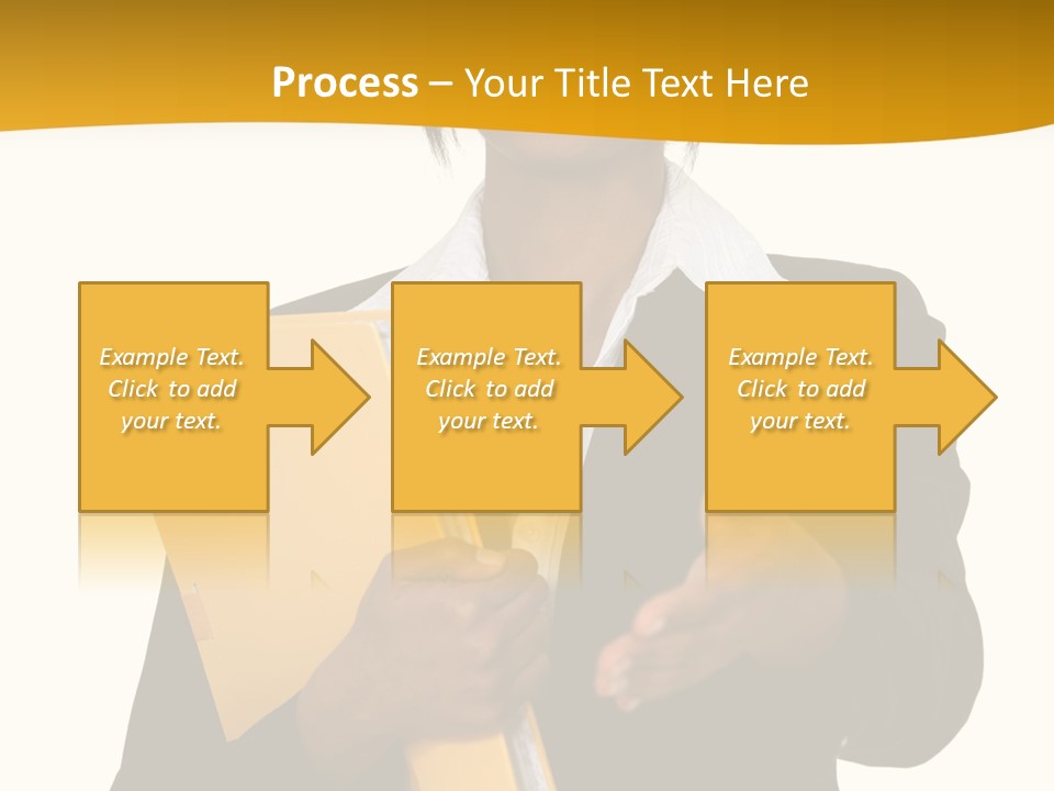 Gesture Suit African PowerPoint Template