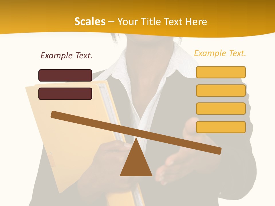 Gesture Suit African PowerPoint Template