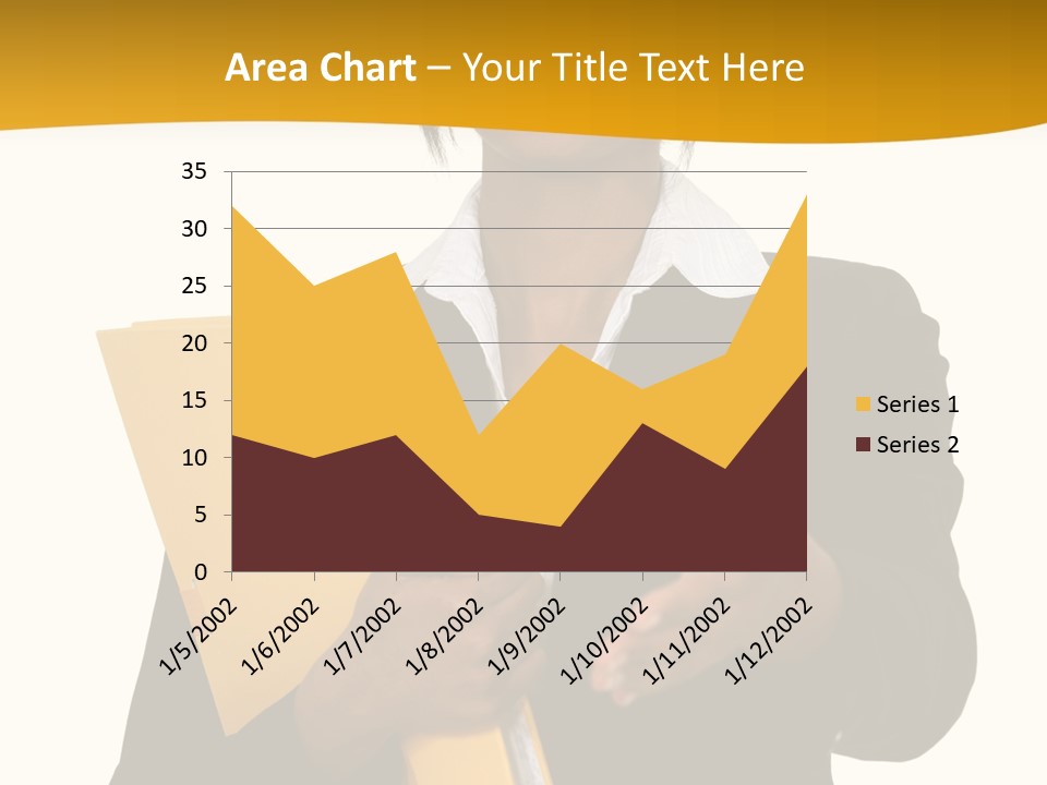 Gesture Suit African PowerPoint Template