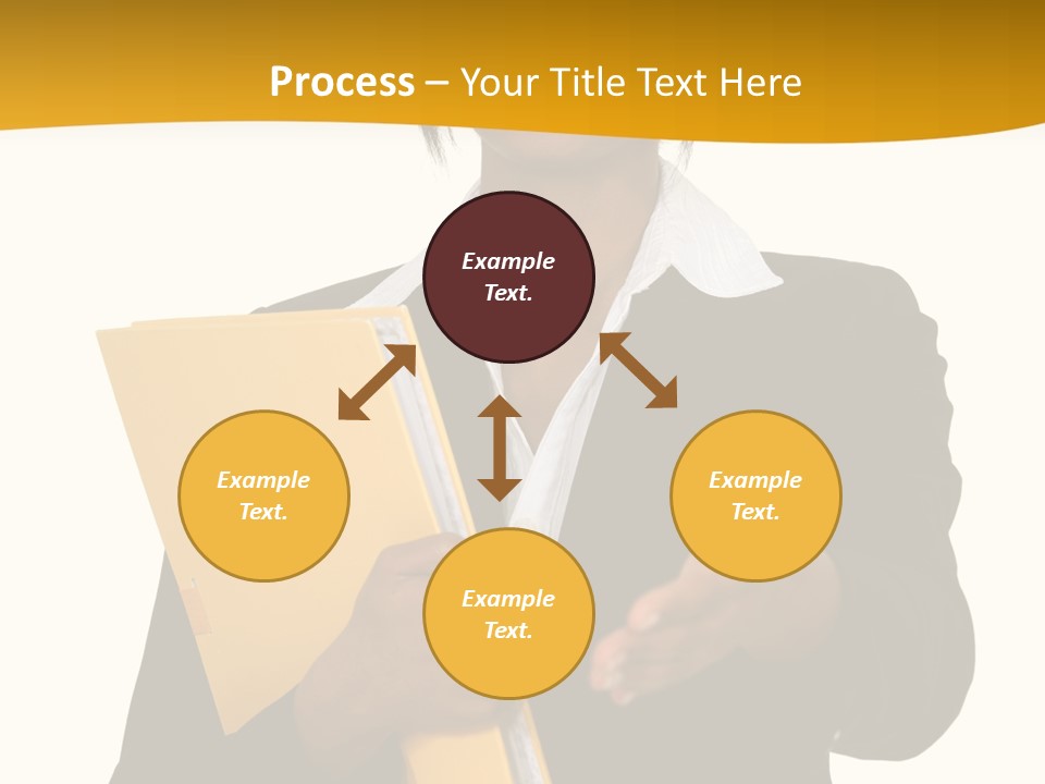 Gesture Suit African PowerPoint Template