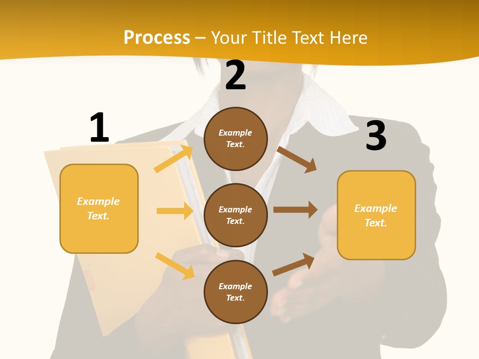 Gesture Suit African PowerPoint Template