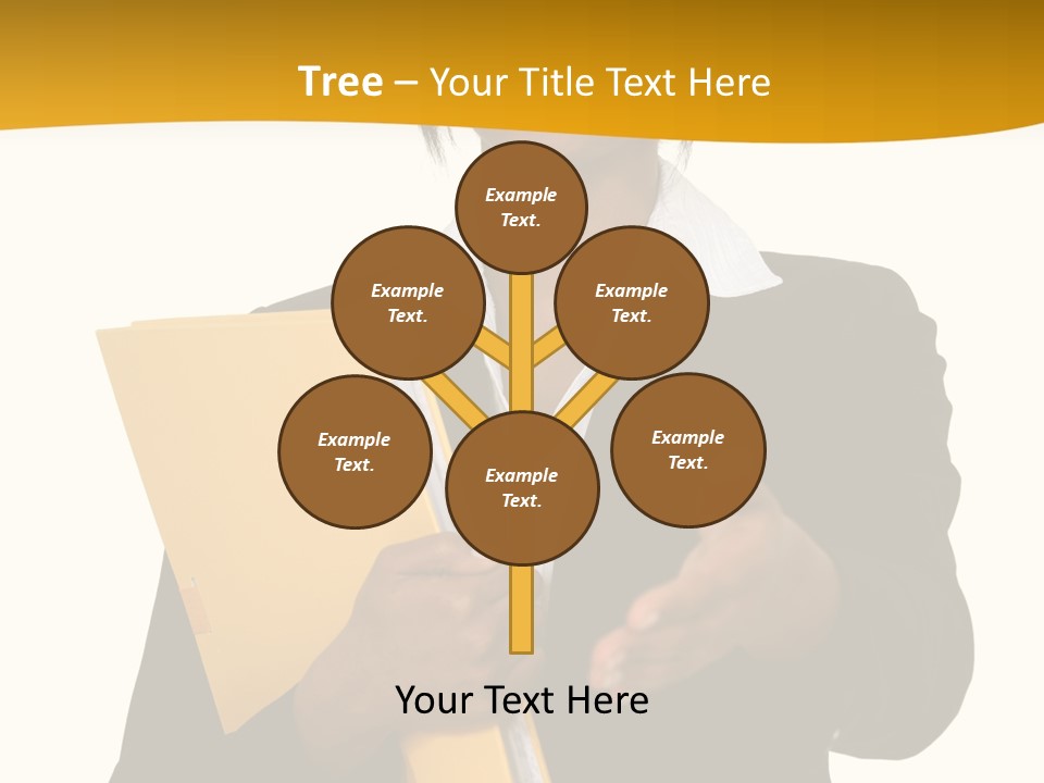 Gesture Suit African PowerPoint Template