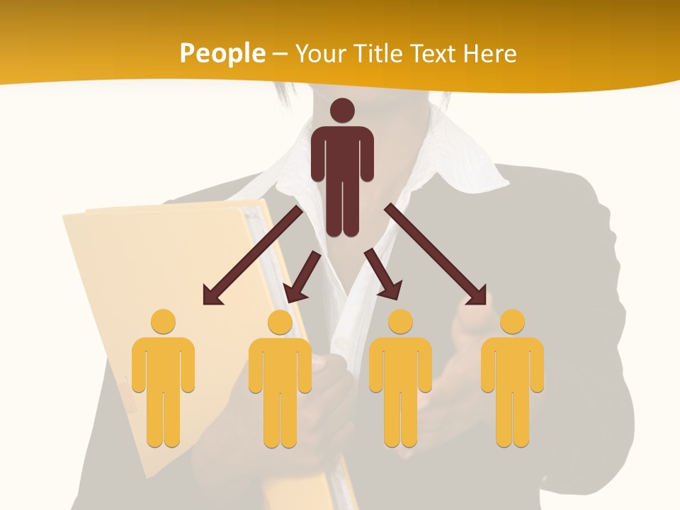 Gesture Suit African PowerPoint Template