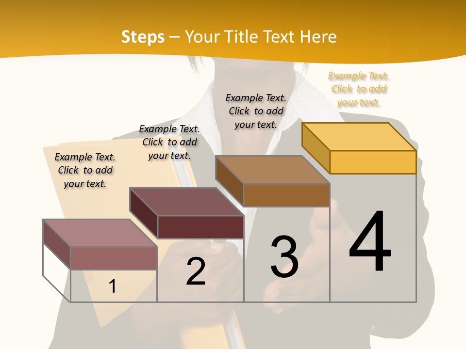 Gesture Suit African PowerPoint Template