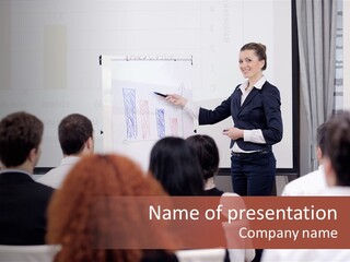 Audience Looking White PowerPoint Template