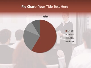 Audience Looking White PowerPoint Template