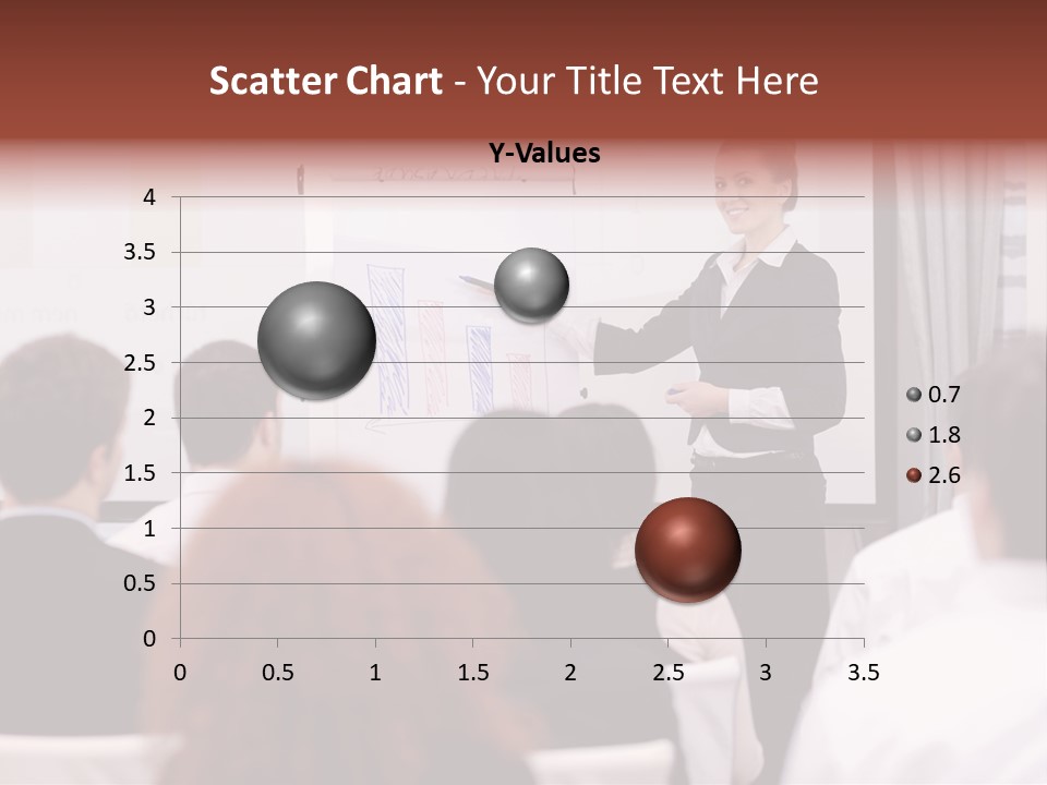 Audience Looking White PowerPoint Template