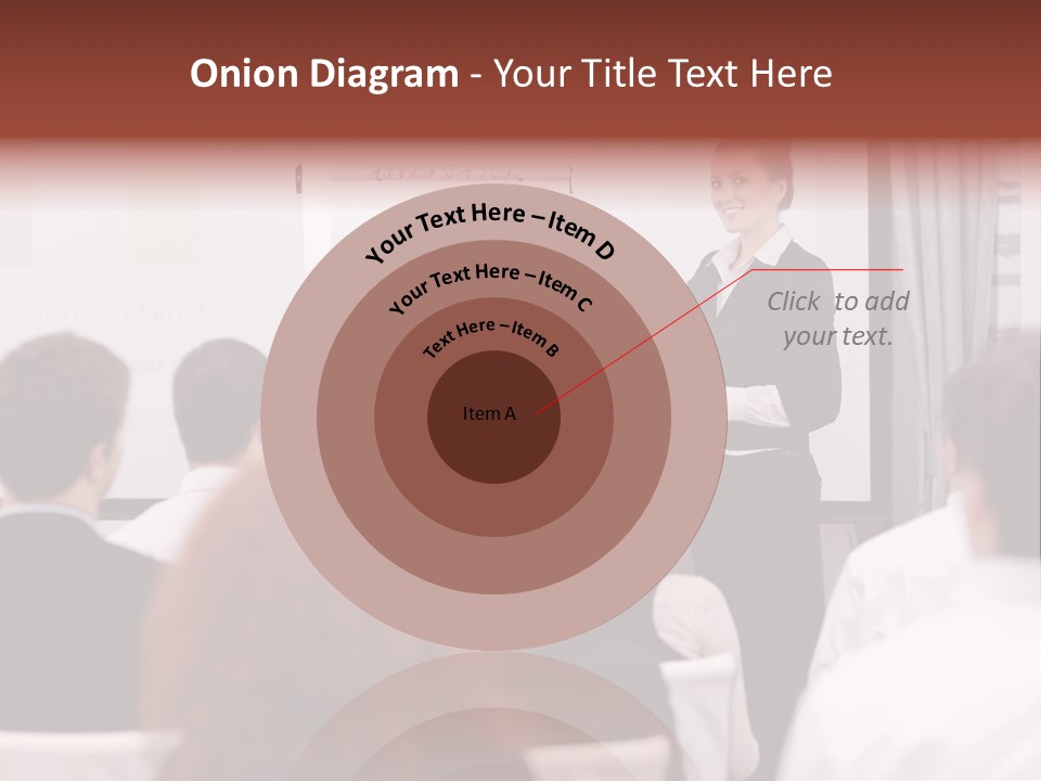 Audience Looking White PowerPoint Template