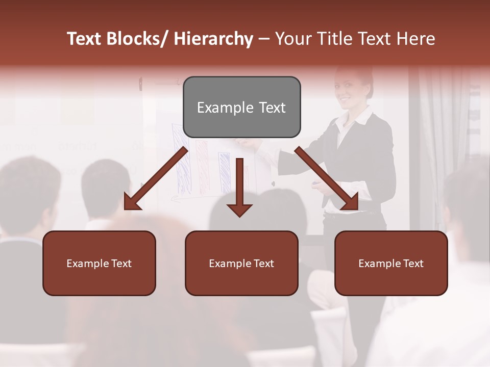 Audience Looking White PowerPoint Template