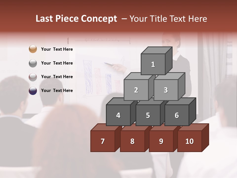 Audience Looking White PowerPoint Template