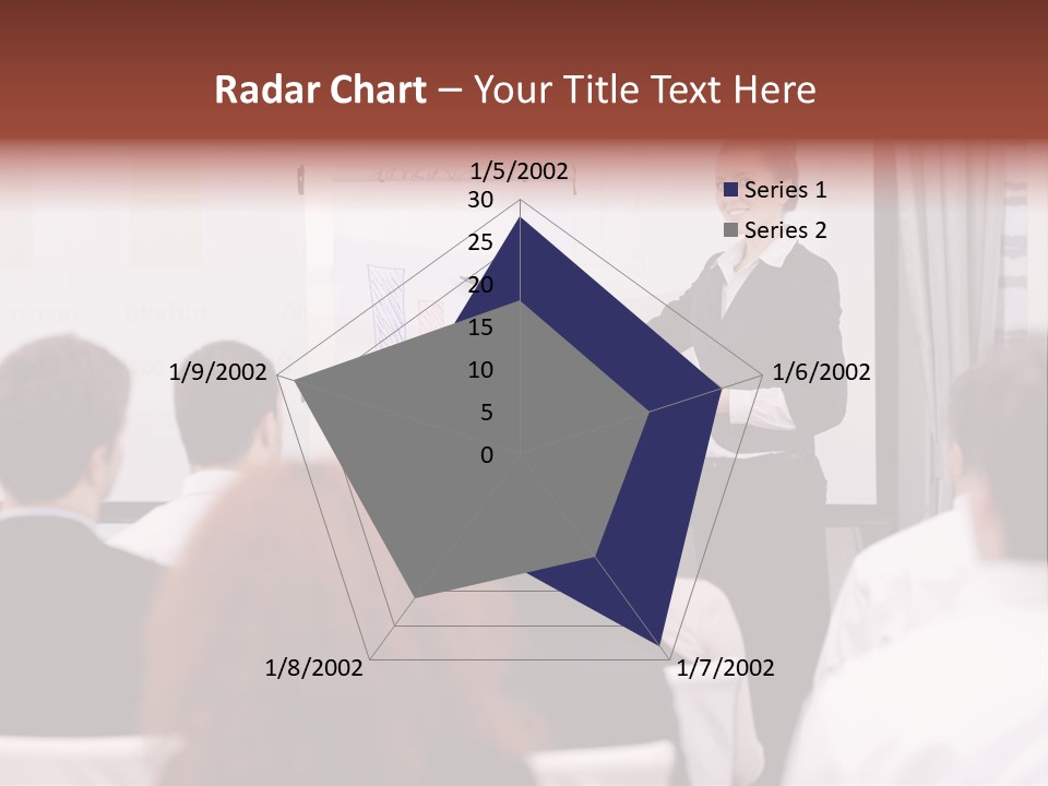 Audience Looking White PowerPoint Template