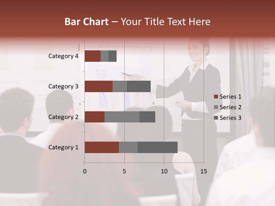 Audience Looking White PowerPoint Template