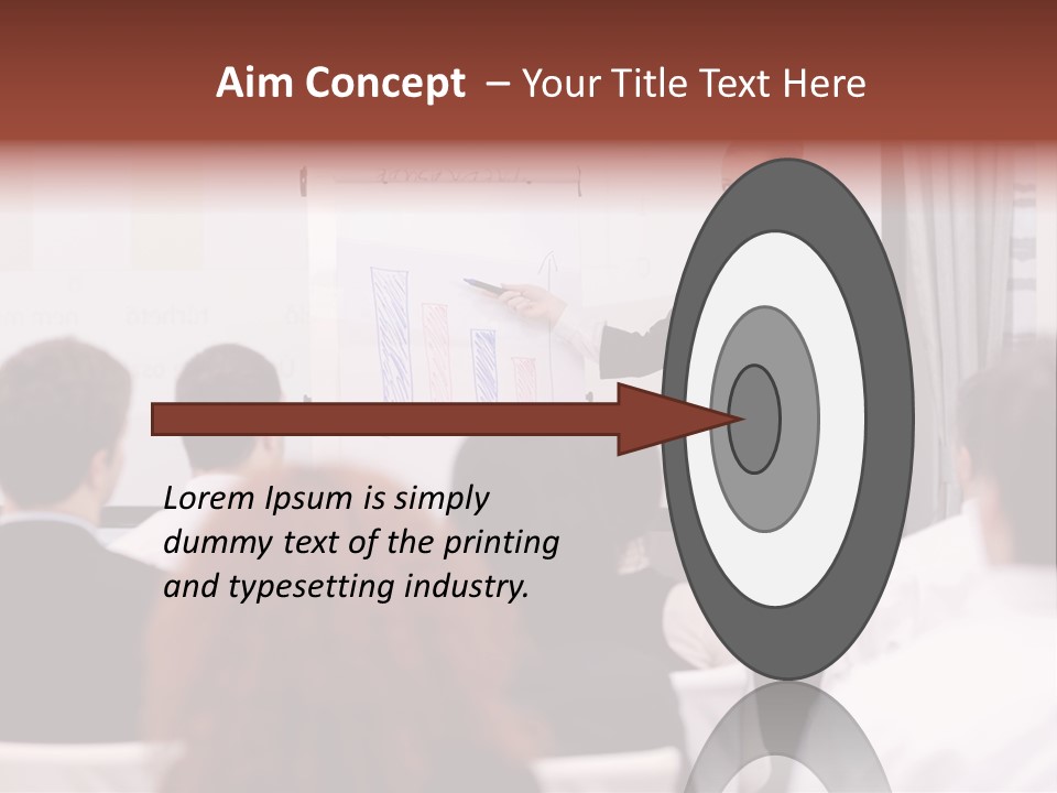 Audience Looking White PowerPoint Template