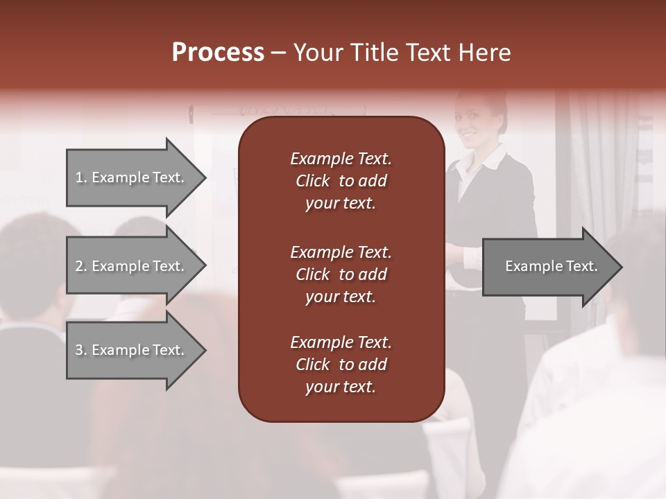 Audience Looking White PowerPoint Template