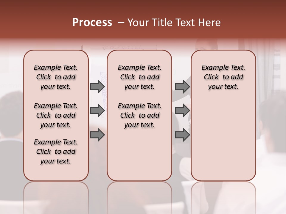 Audience Looking White PowerPoint Template