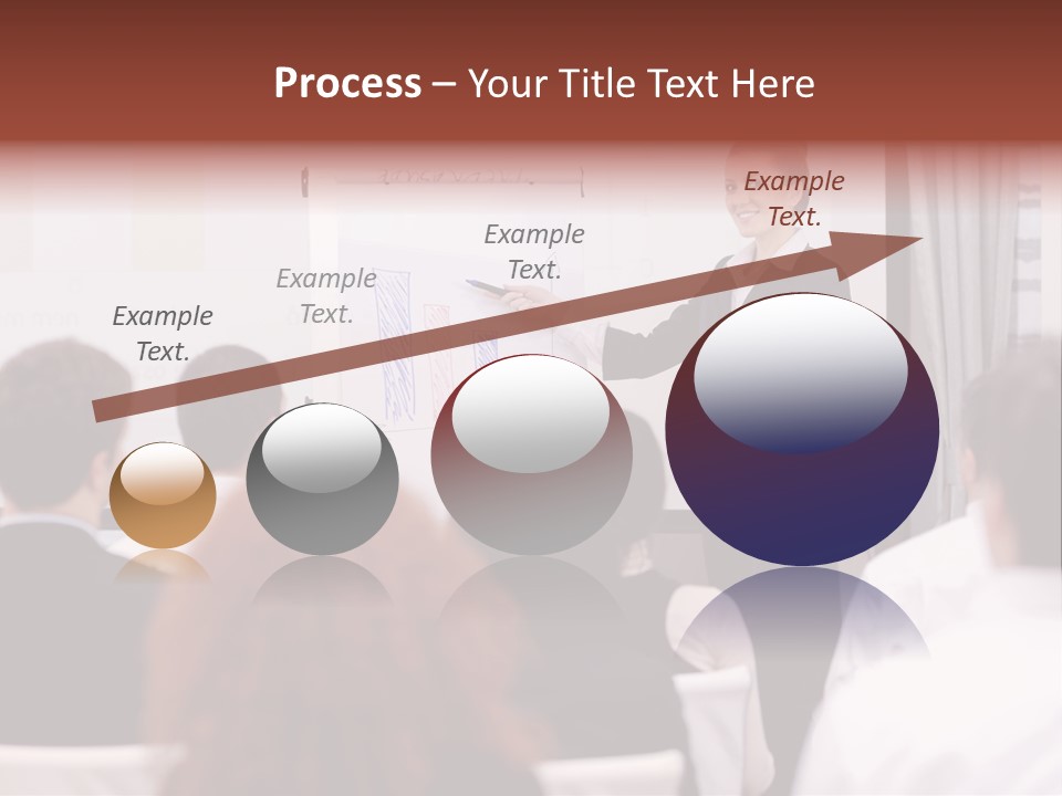 Audience Looking White PowerPoint Template