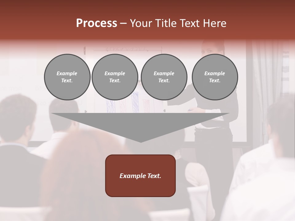 Audience Looking White PowerPoint Template