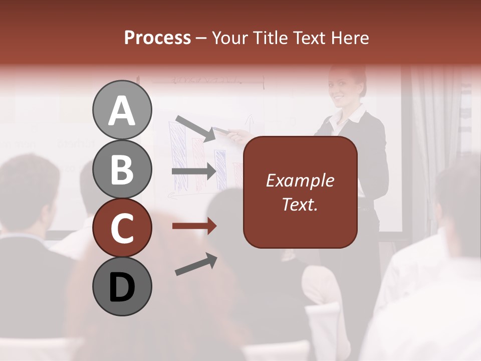 Audience Looking White PowerPoint Template