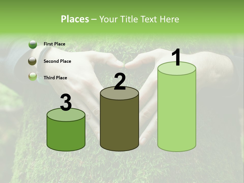 Forest Person Shape PowerPoint Template