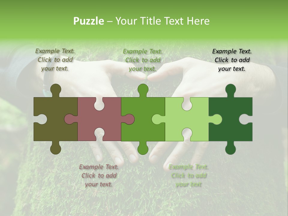 Forest Person Shape PowerPoint Template