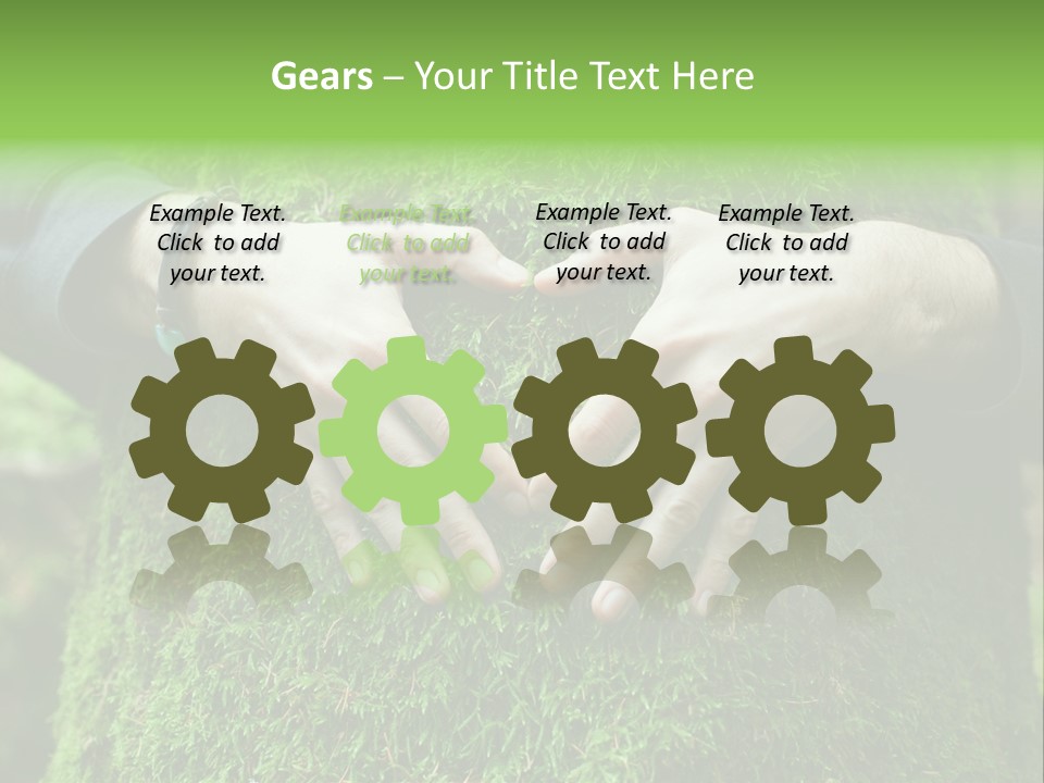 Forest Person Shape PowerPoint Template