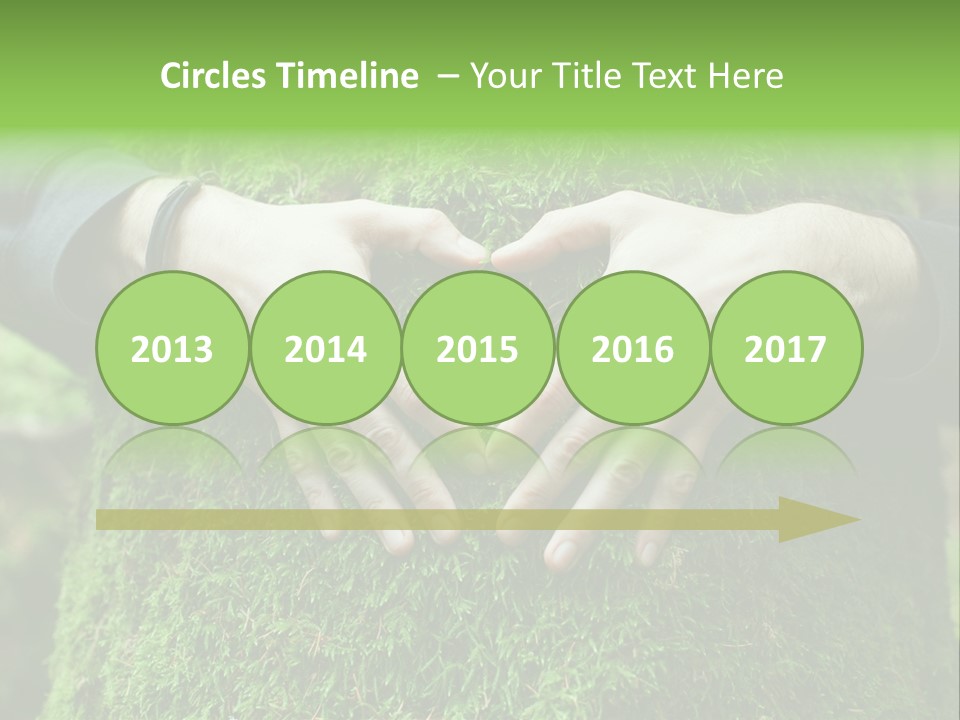 Forest Person Shape PowerPoint Template