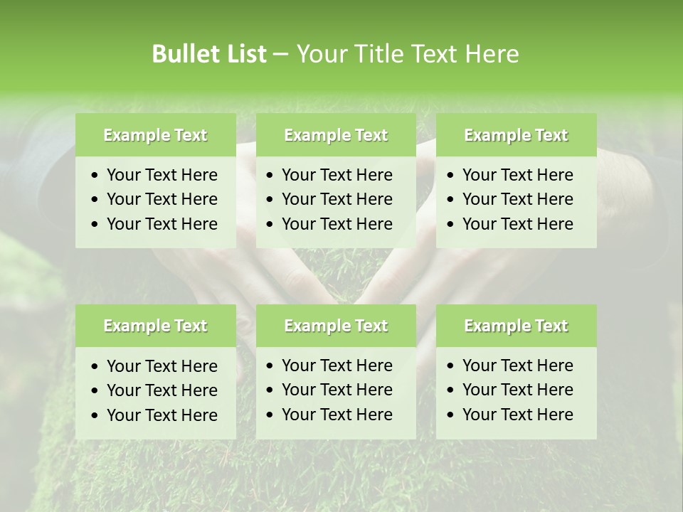 Forest Person Shape PowerPoint Template