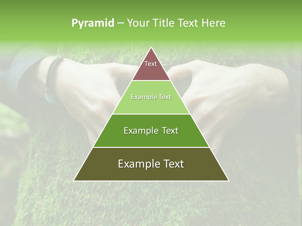 Forest Person Shape PowerPoint Template