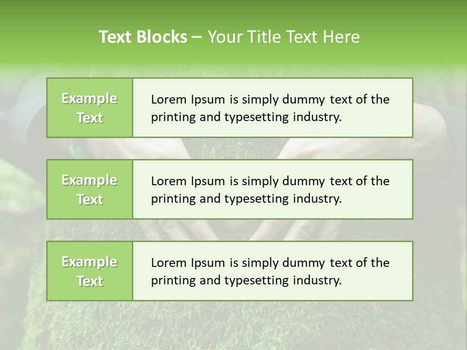 Forest Person Shape PowerPoint Template