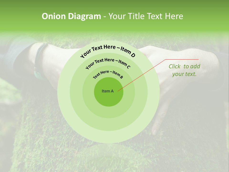 Forest Person Shape PowerPoint Template