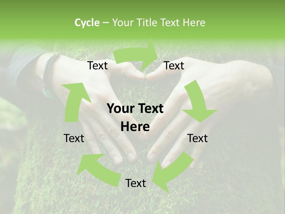 Forest Person Shape PowerPoint Template